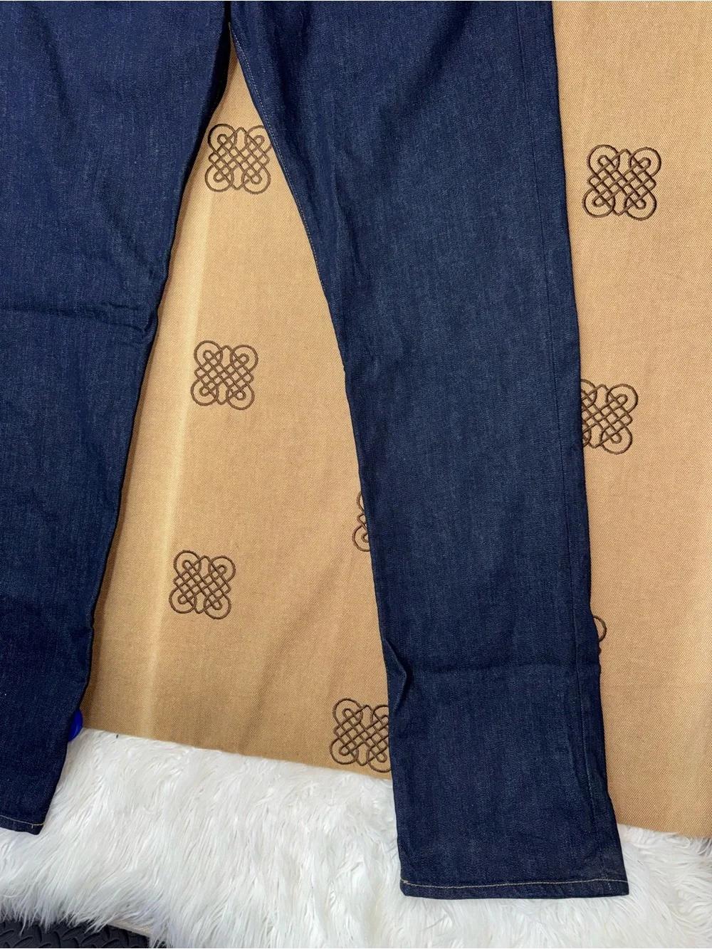 Polo Ralph Lauren The Varick Slim Straight Jeans In Dark Blue Size 40x36